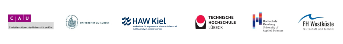 Logos der Universitäten und Hochschulen im Projekt KISH